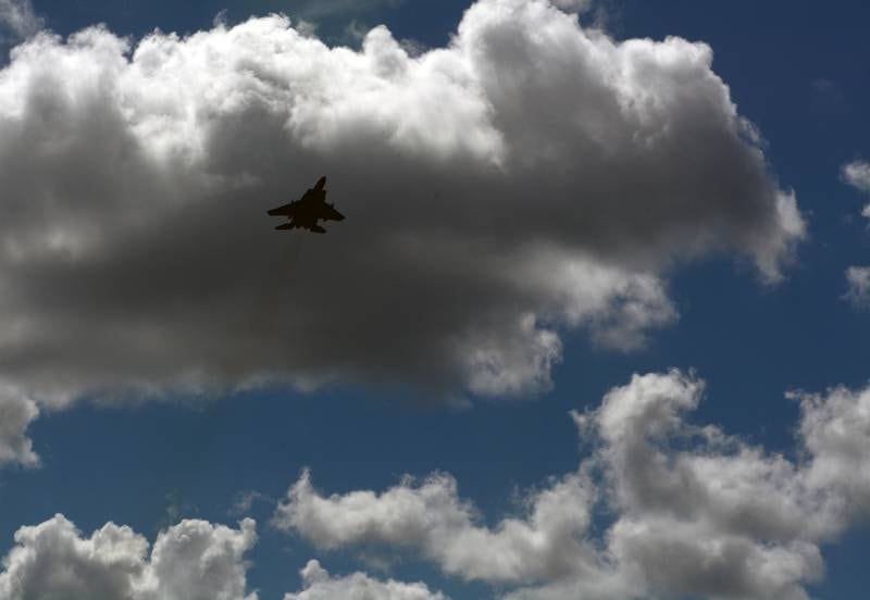 159th Fighter Squadron pilots take off from the 125th Fighter Wing in Jacksonville, Florida, on Aug. 26, 2016.